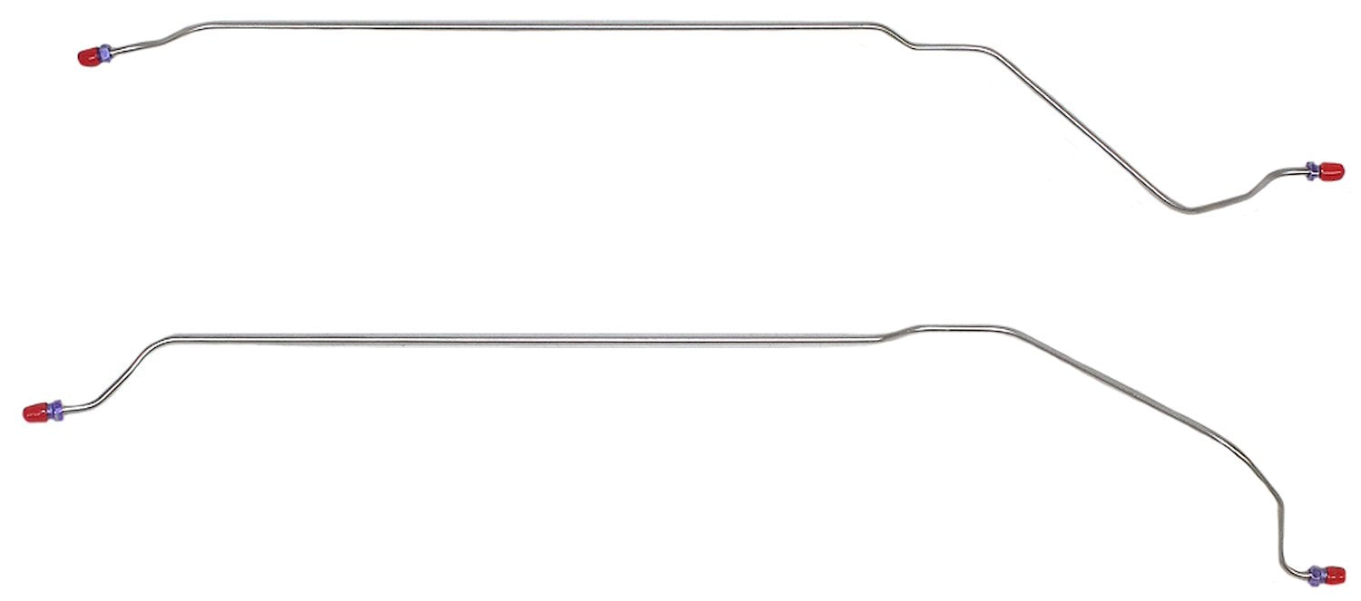 Rear Axle Brake Line Set for Select 1967 GM Models  [2-PC, Stainless Steel]