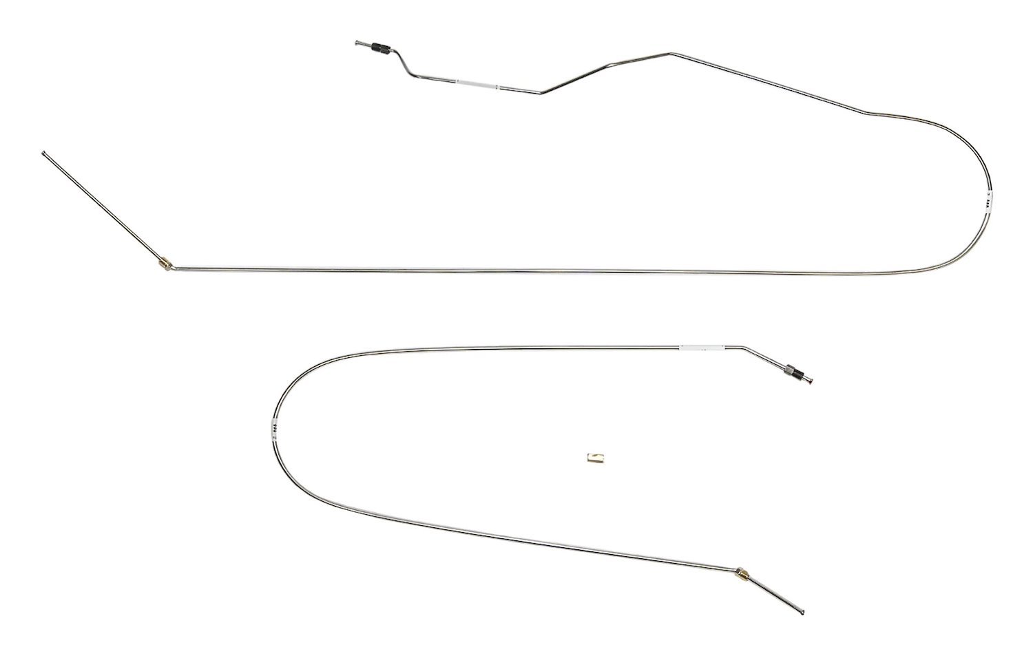 Intermediate Brake Lines for 1993-1995 Jeep Wrangler YJ [Non-ABS, Stainless]