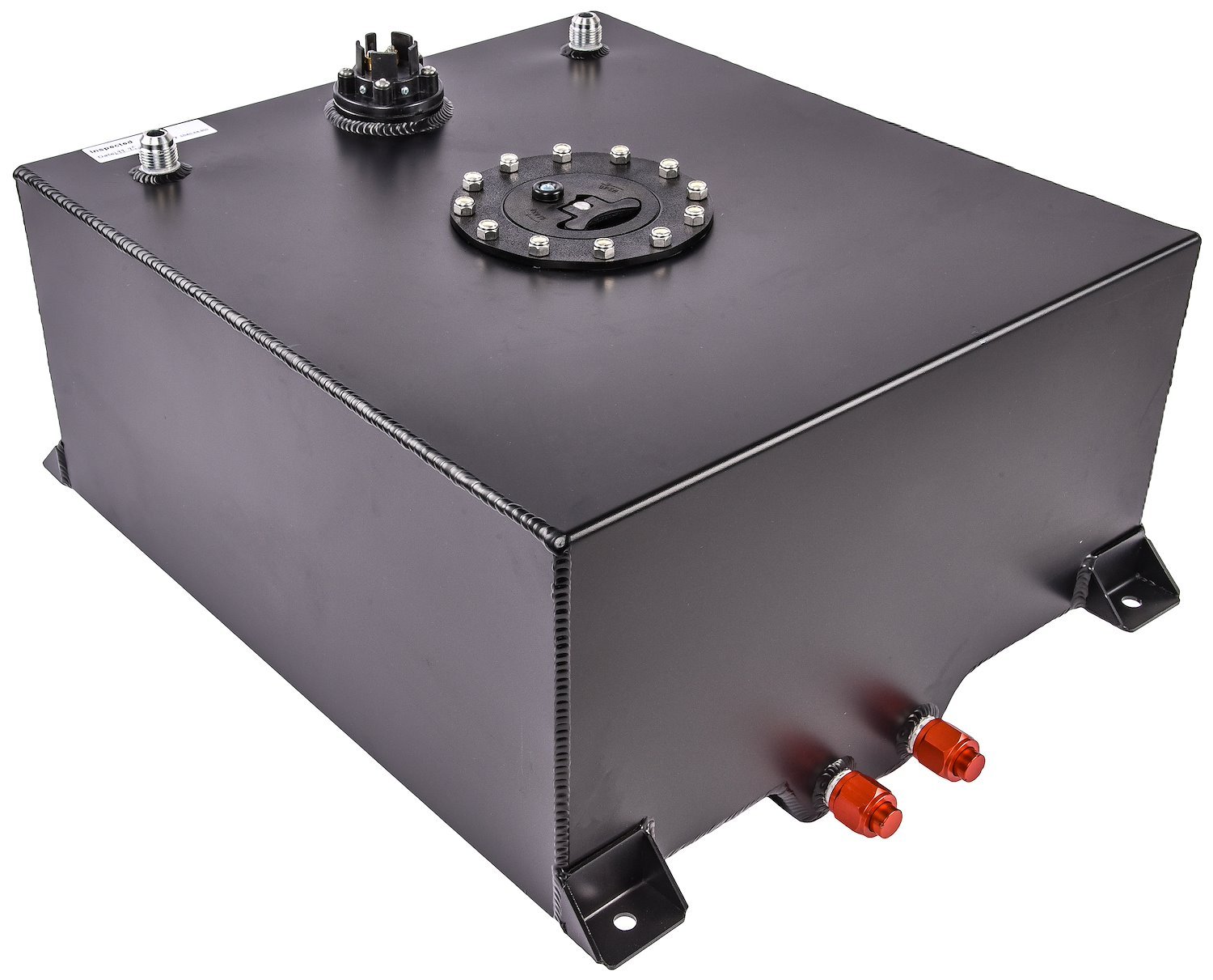 15-Gallon Fuel Cell with Sending Unit [Black Powder-Coated Finish]