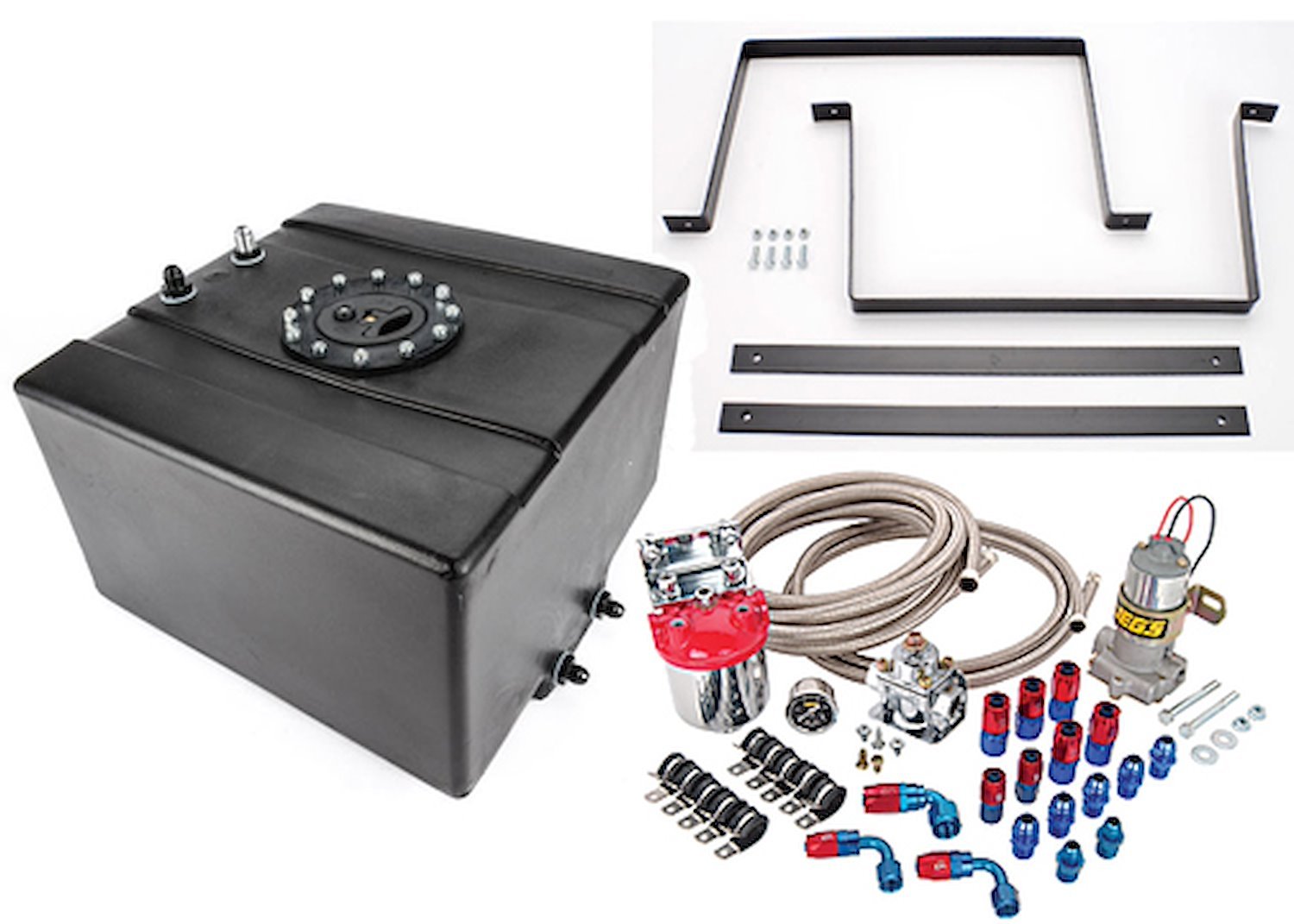 Fuel Cell Kit with Mounts and Fuel Pump [12 Gallon]