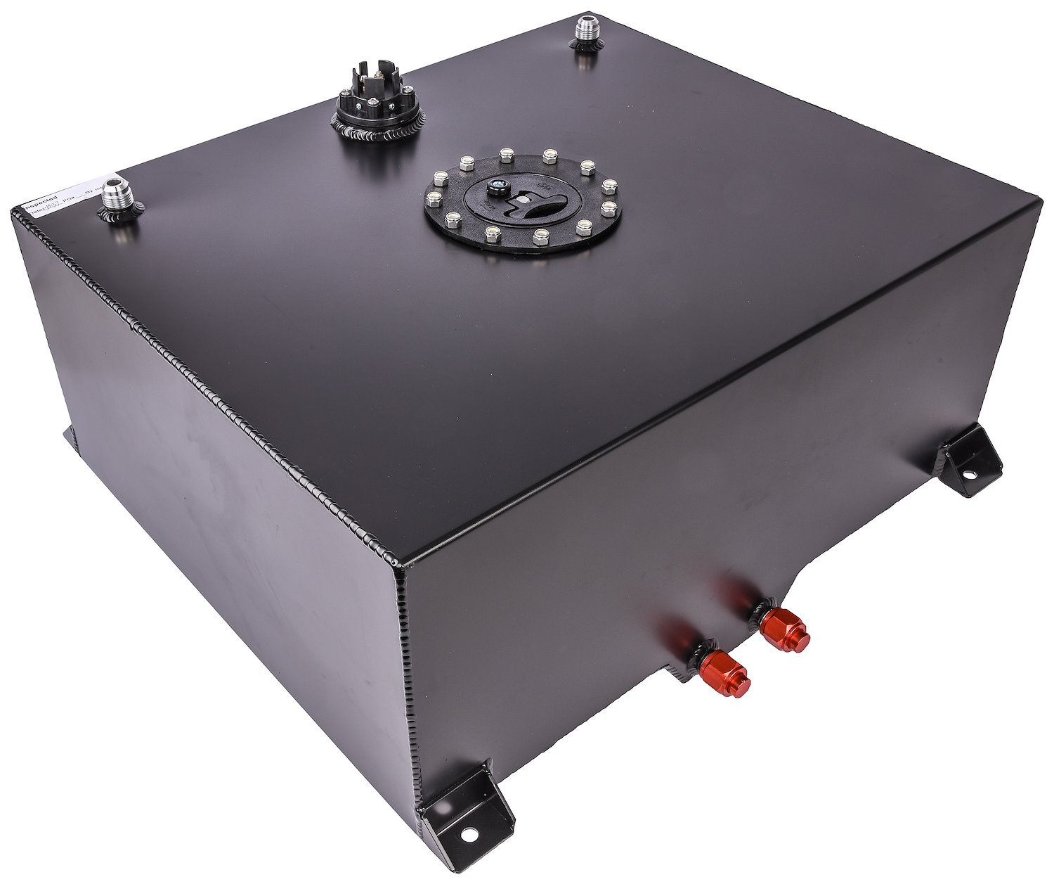 20-Gallon Fuel Cell with Sending Unit [Black Powder-Coated Finish]