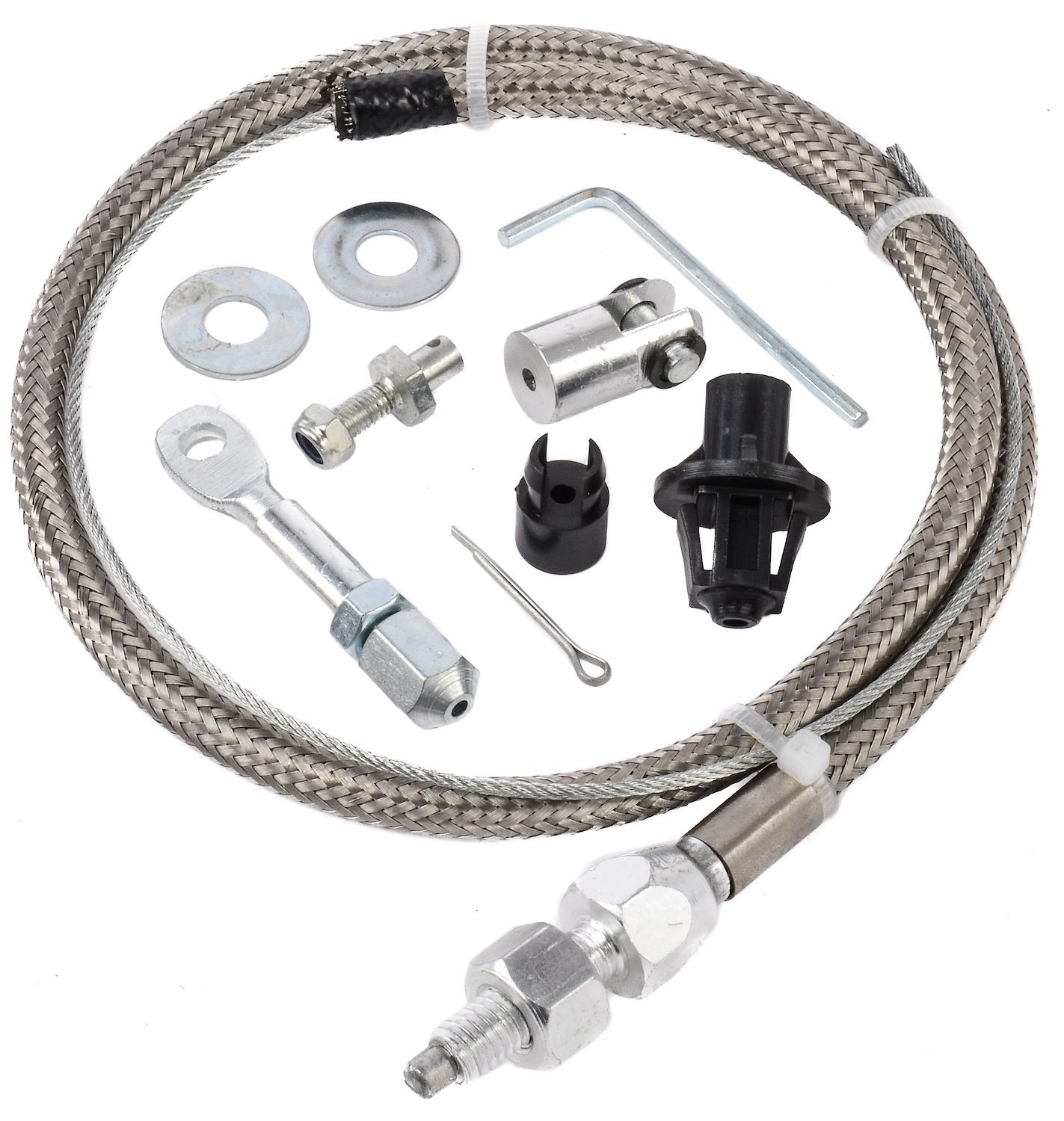 Stainless Steel Adjustable Throttle Cable [24 in. Length]