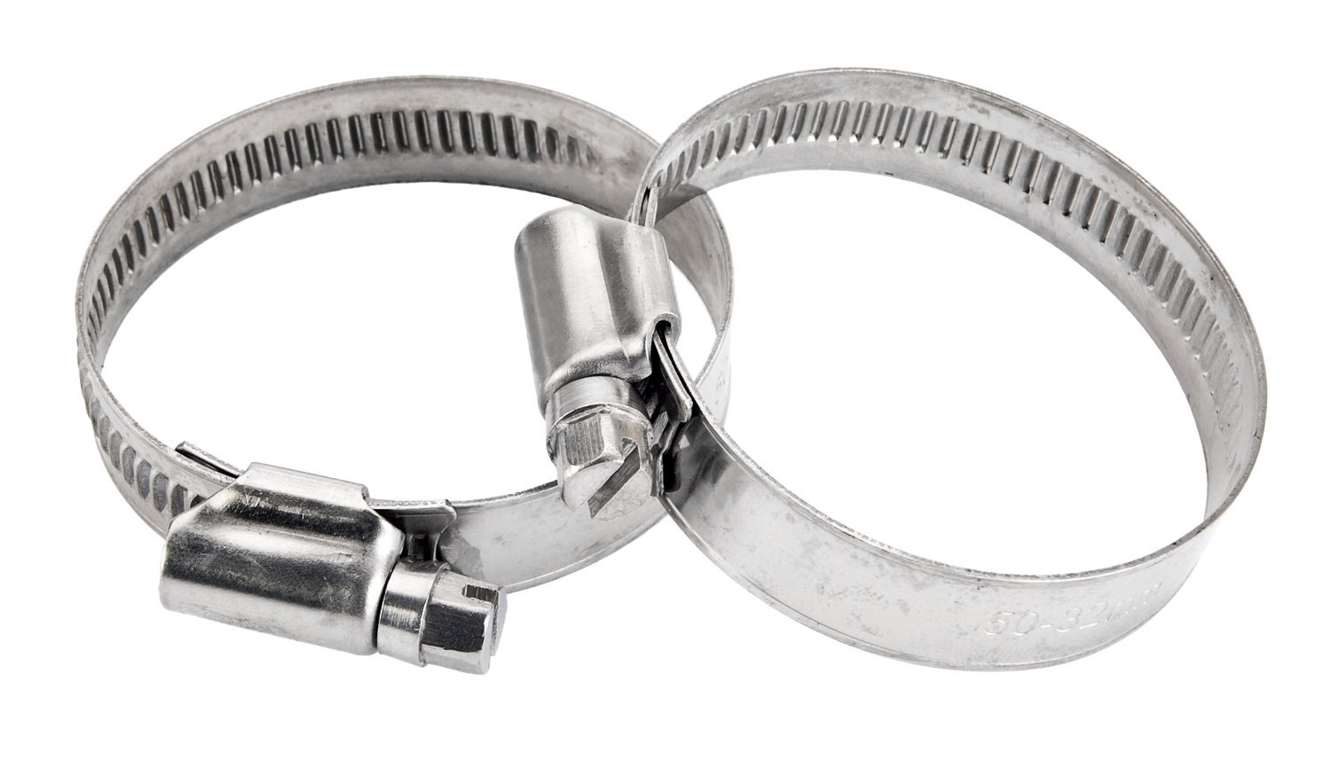 Stainless Steel Hose Clamps 1 1/4 in. to 2 in. OD