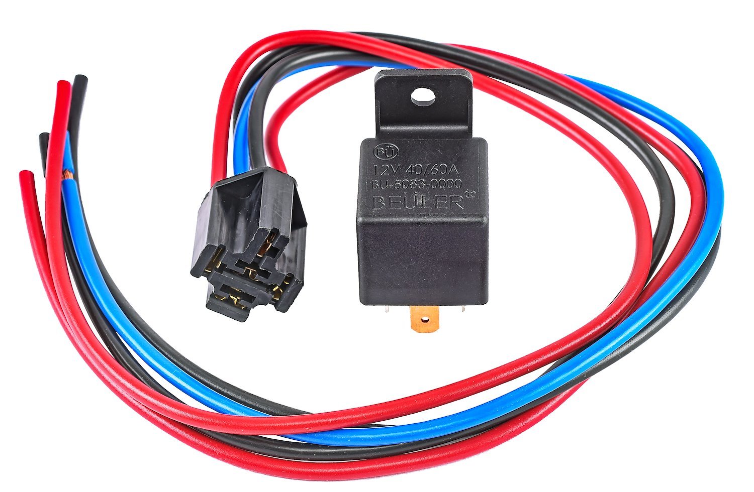 Replacement Relay and Pre-Wired Relay Harness [40 Amp, 60 Amp, 12 VDC]