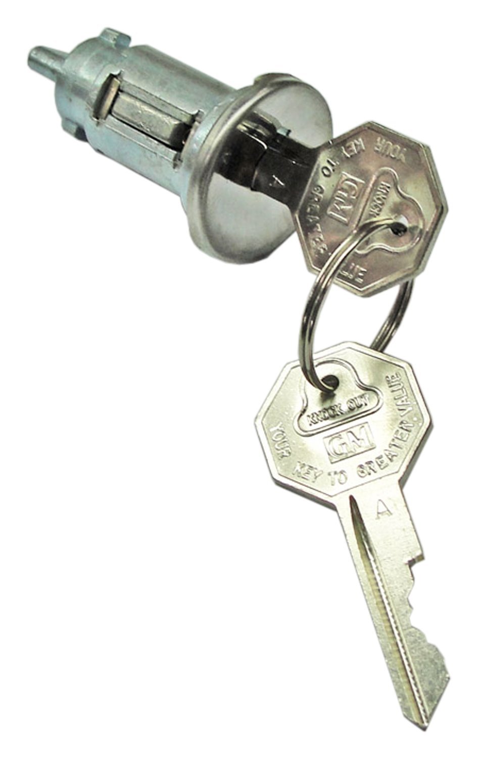 Ignition Lock Set Fits Select 1966-1972 GM Models [Original Octagon Keys]
