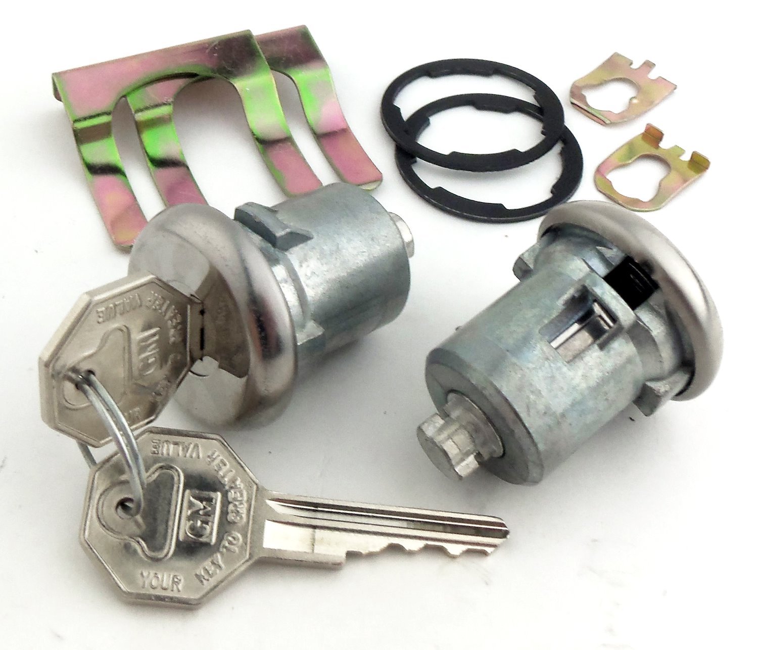 Door Lock Set Fits Select 1962-1973 GM Models [Original Octagon Keys]