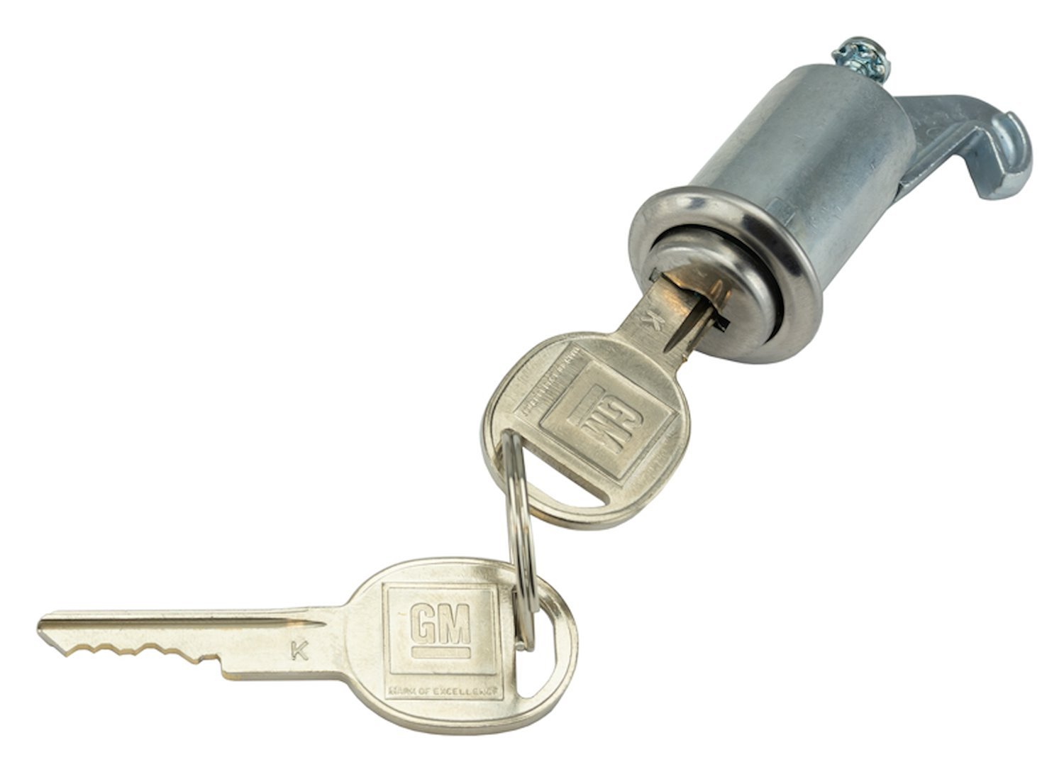 Glovebox Lock Set for 1964-1969 Chevrolet Chevelle, Corvair, El Camino, 1964-1965 Buick Skylark [Oval Style GM Keys]