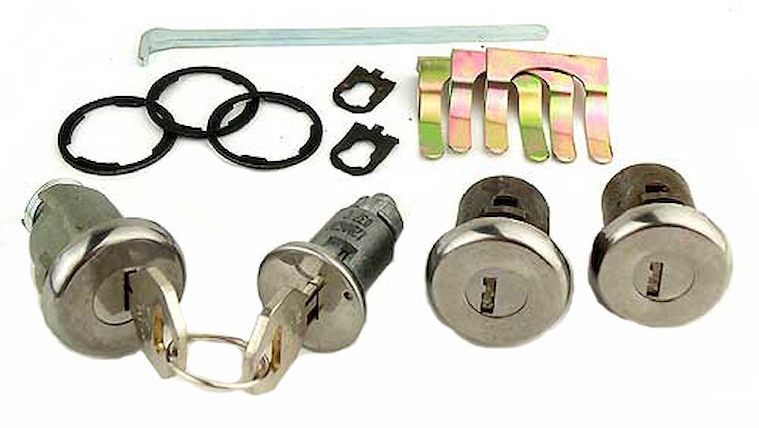 Ignition, Door & Trunk Lock Set Fits Select 1964-1965 GM Models [Original Octagon Keys]