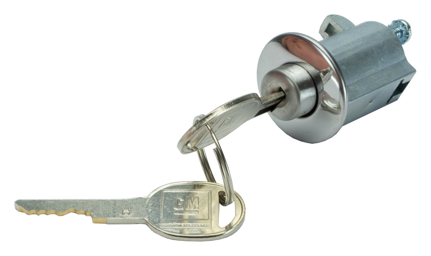 Glovebox/Console Lock Set for 1958-1960, 1963 Chevrolet Bel Air, Biscayne, Impala [Oval Style GM Keys]