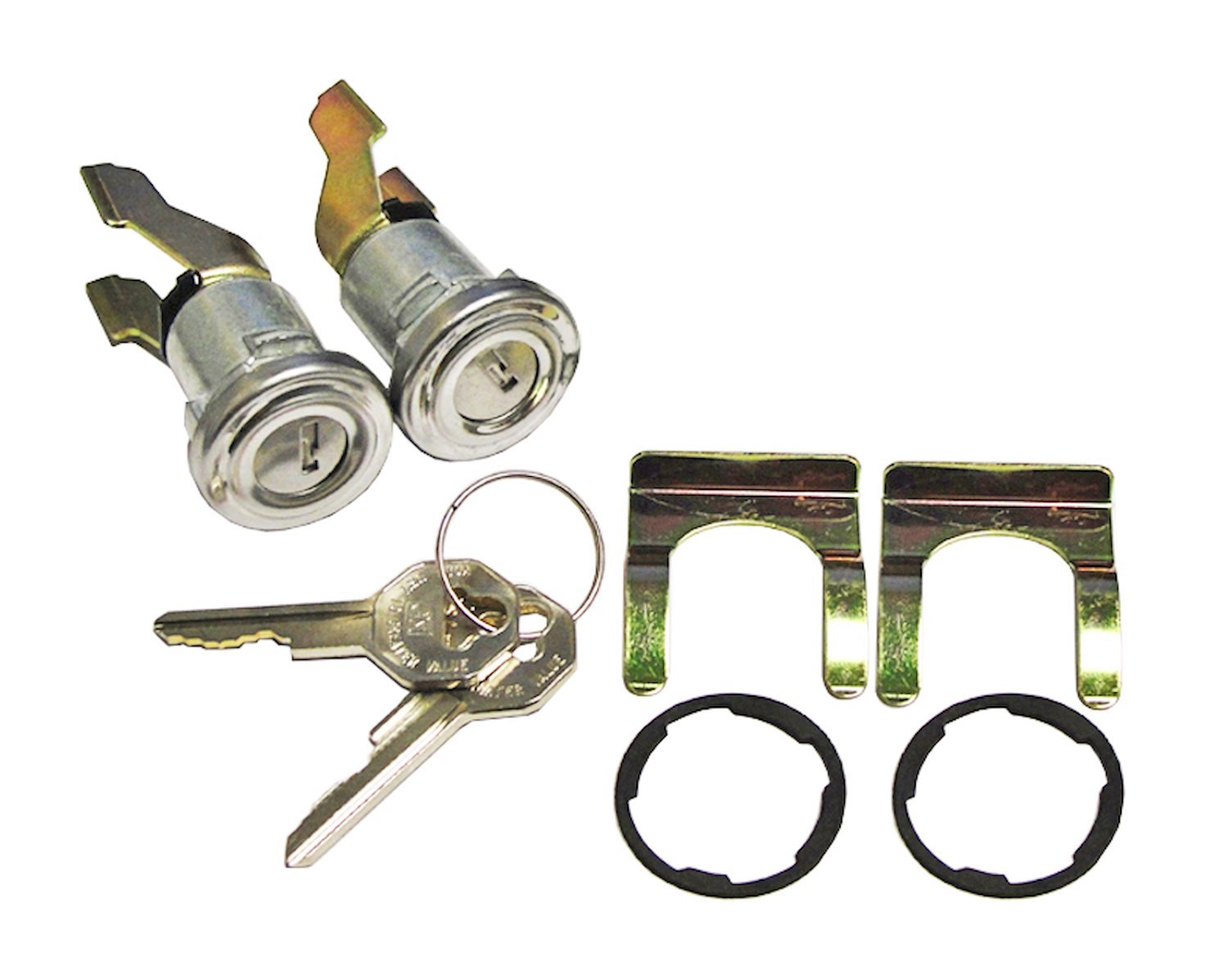 Door Lock Set Fits Select 1955 & 1957 Chevrolet Models [Original Octagon Keys]