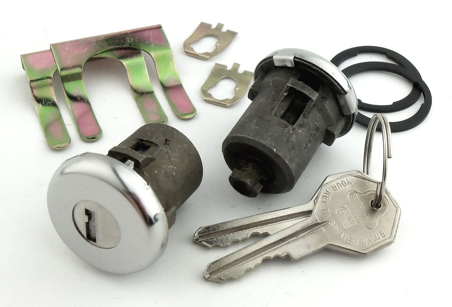 Door Lock Set Fits Select 1962-1970 GM Models [Original Octagon Keys]