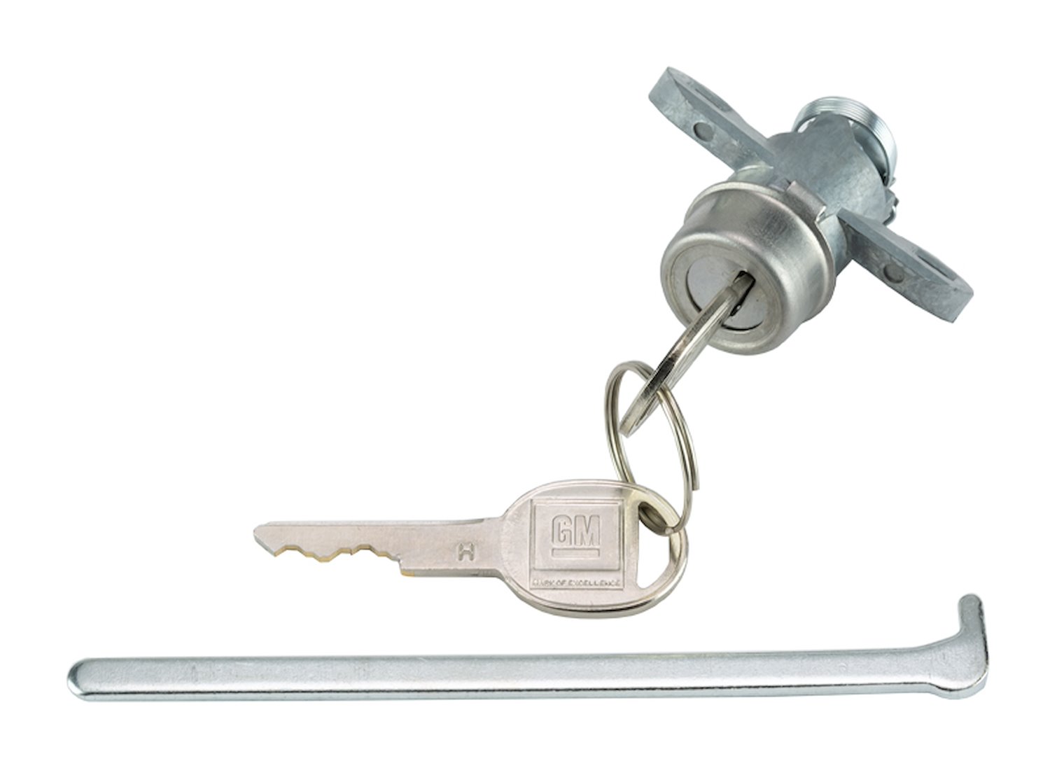 Trunk Lock Set for 1970-1973 Chevrolet Camaro [Oval Style GM Keys]