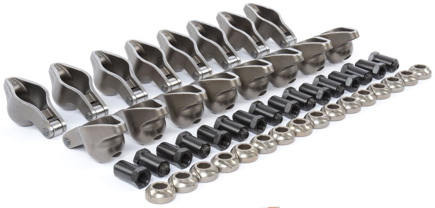 Cast Steel Roller Tip Rocker Arms for Big Block Chevy [1.7 Ratio for 7/16 in. Studs]