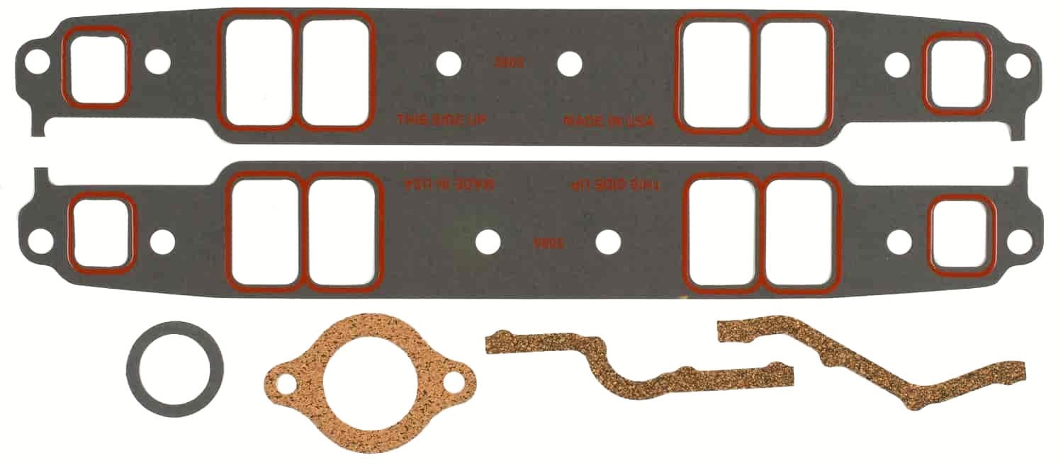 Intake Manifold Gasket Set for Small Block Chevy [Port Size: 1.280 in. x 2.090 in.]