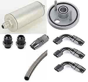 Remote Oil Filter Kit Fits Most GM Small Block 1968-92