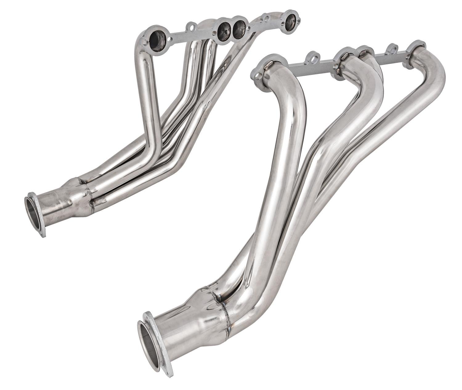 Stainless Steel Long Tube Headers for 1966-1991 GM Truck with Small Block Chevy 265-400 ci [Polished Finish]