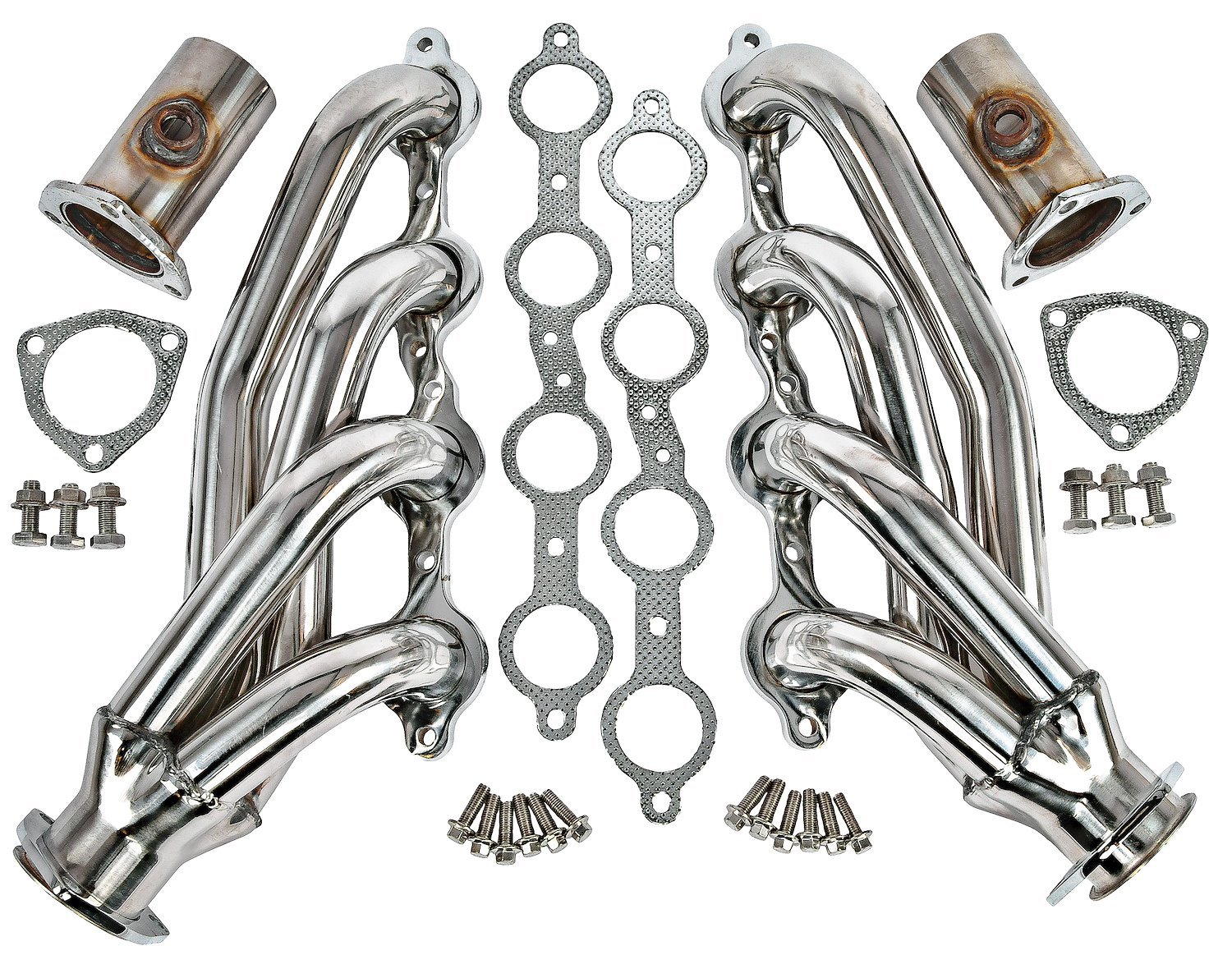 GM LS Shorty Conversion Headers for 1967-1969 Chevy Camaro and 1964-1972 Chevy Chevelle [304 Stainless Steel]