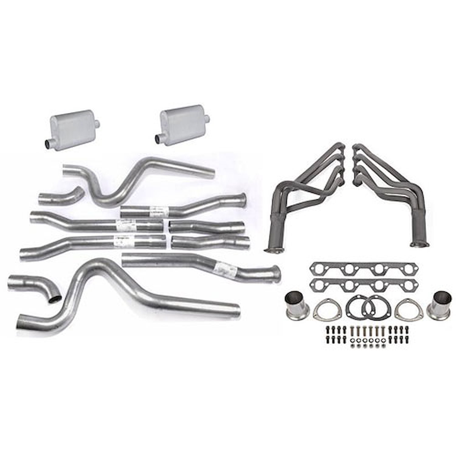 Complete Header Exhaust System Fits: (All Small Block Ford 289-302ci) 1969-73 Mustang