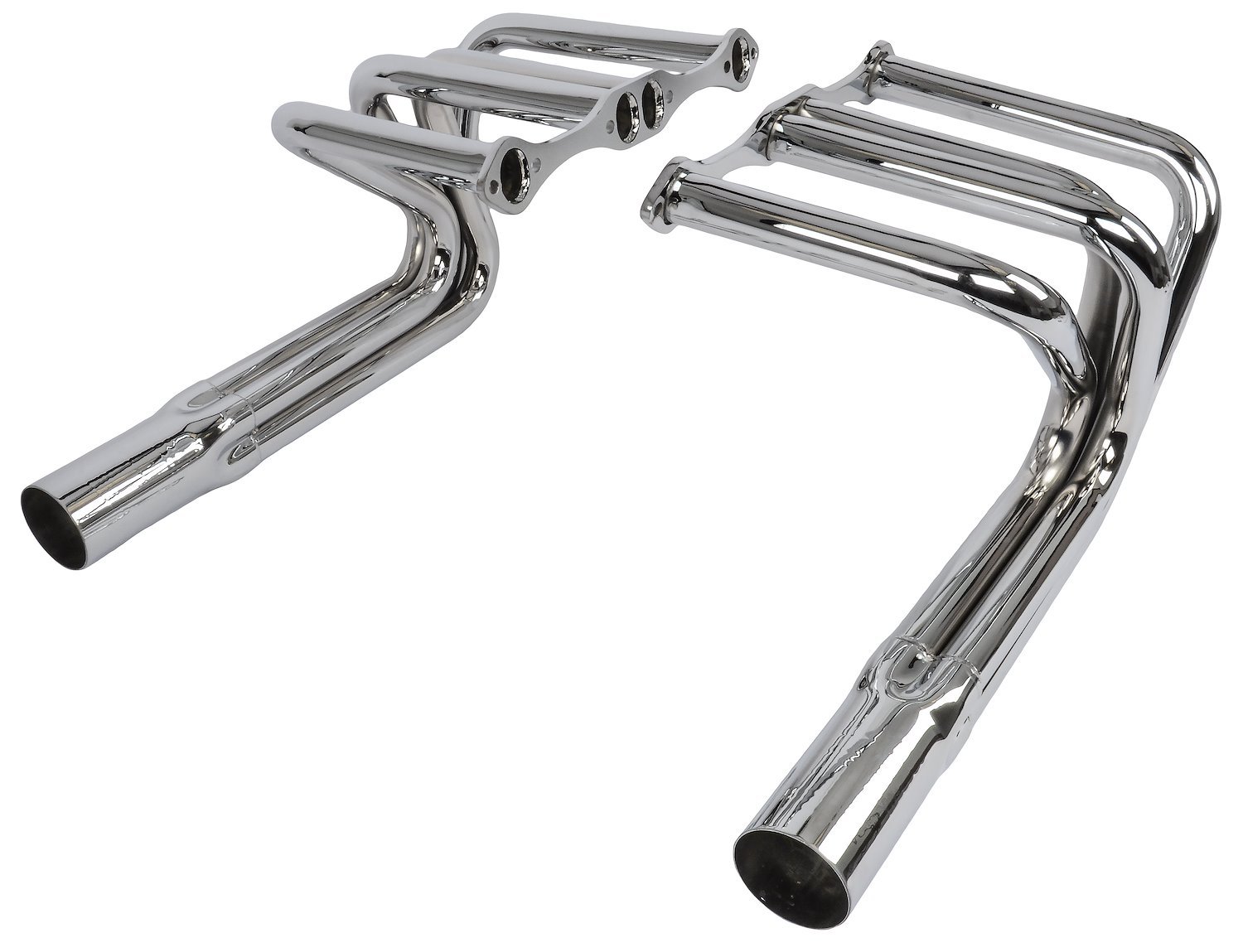 Roadster Headers for Small Block Chevy [Chrome Finish]