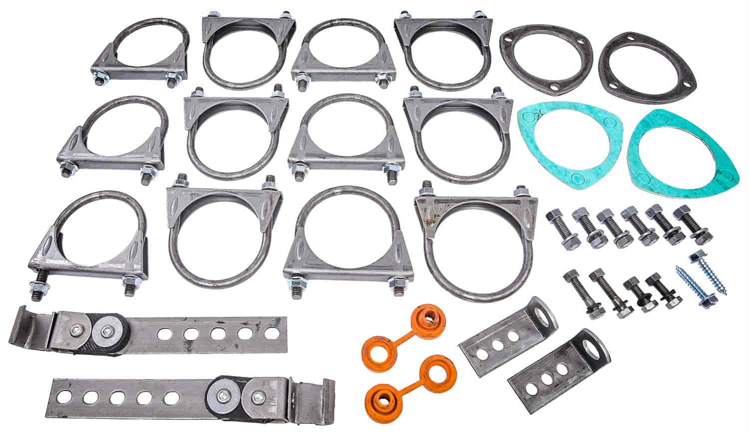 Replacement Hardware Kit [Mopar A-Body, Header-Back Dual 2 1/2 in. Exhaust Kit (555-30500)]