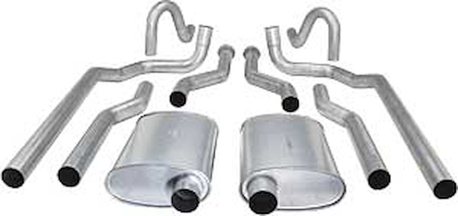 30524 - Header-Back Dual Exhaust Kit for 1964-1972 GM A-Body [2-1/2 in.]