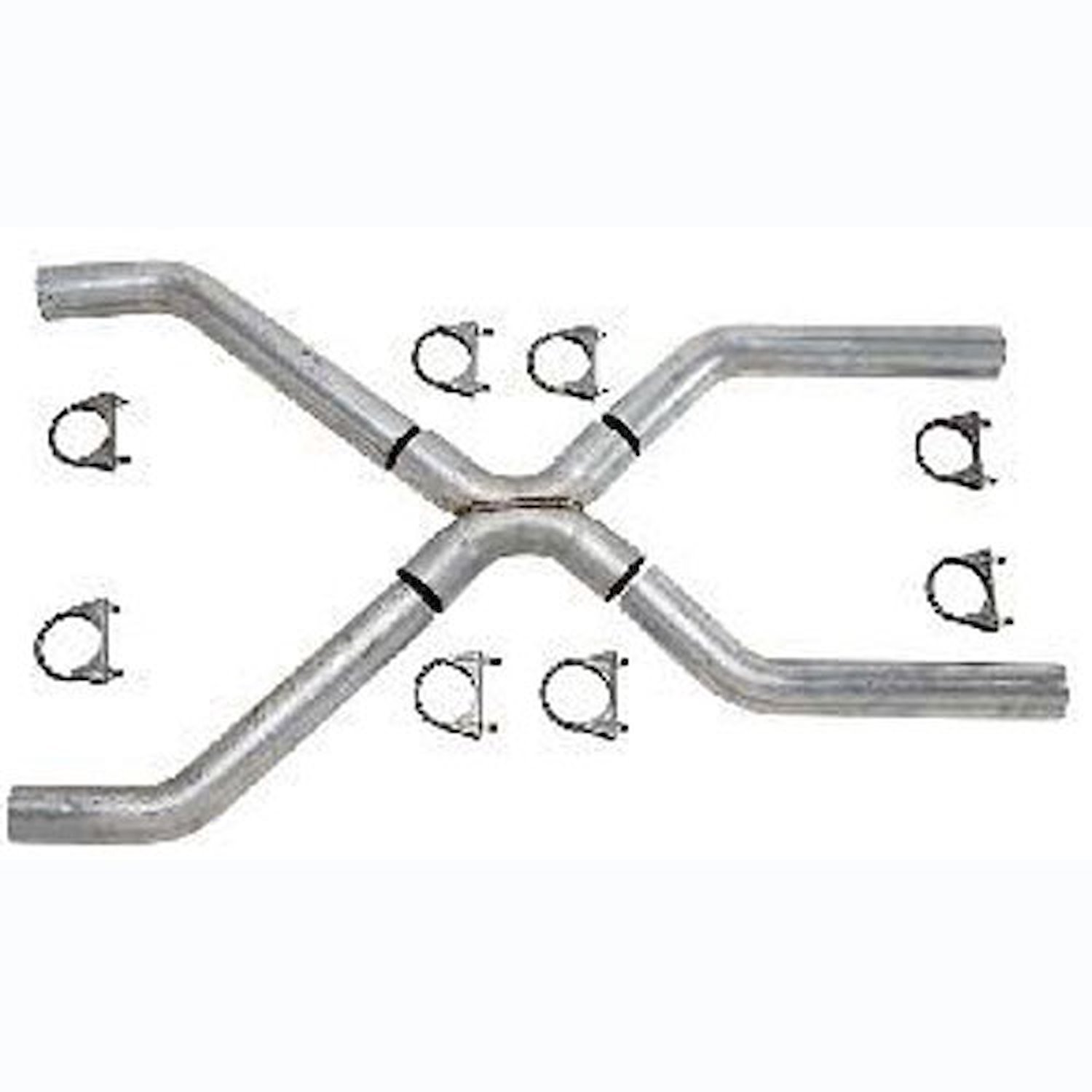 Universal X-Pipe Exhaust Kit 3 in.