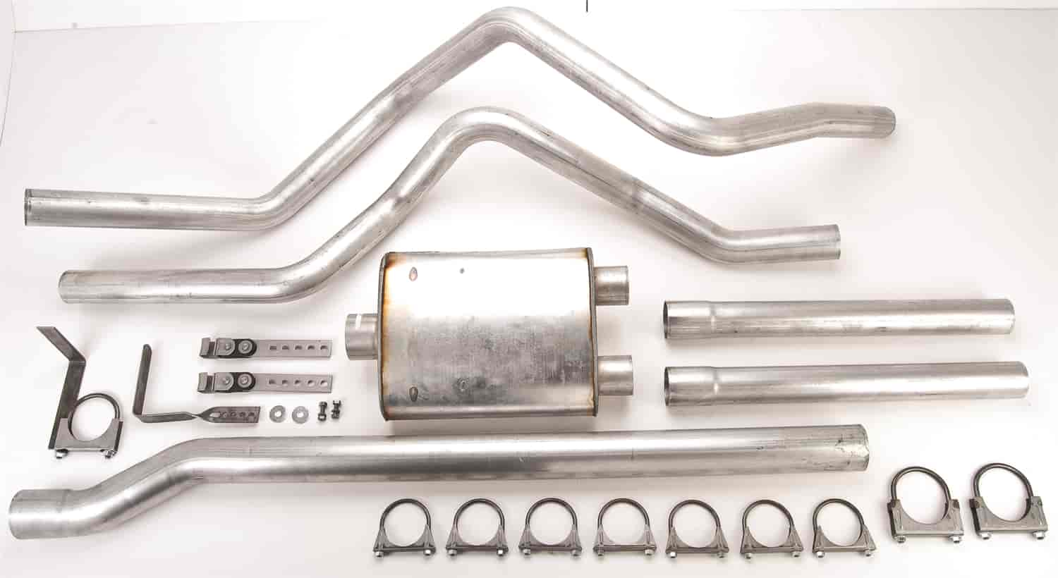 Cat-Back 2.5 in. Dual Exhaust System for 1988-1993 GM Full-Size Truck 2WD/4WD 5.7L