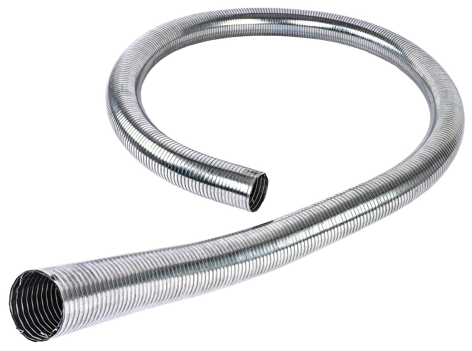 Flexible Exhaust Tubing 2 in. Diameter x 6 ft. Long [Galvanized Steel]