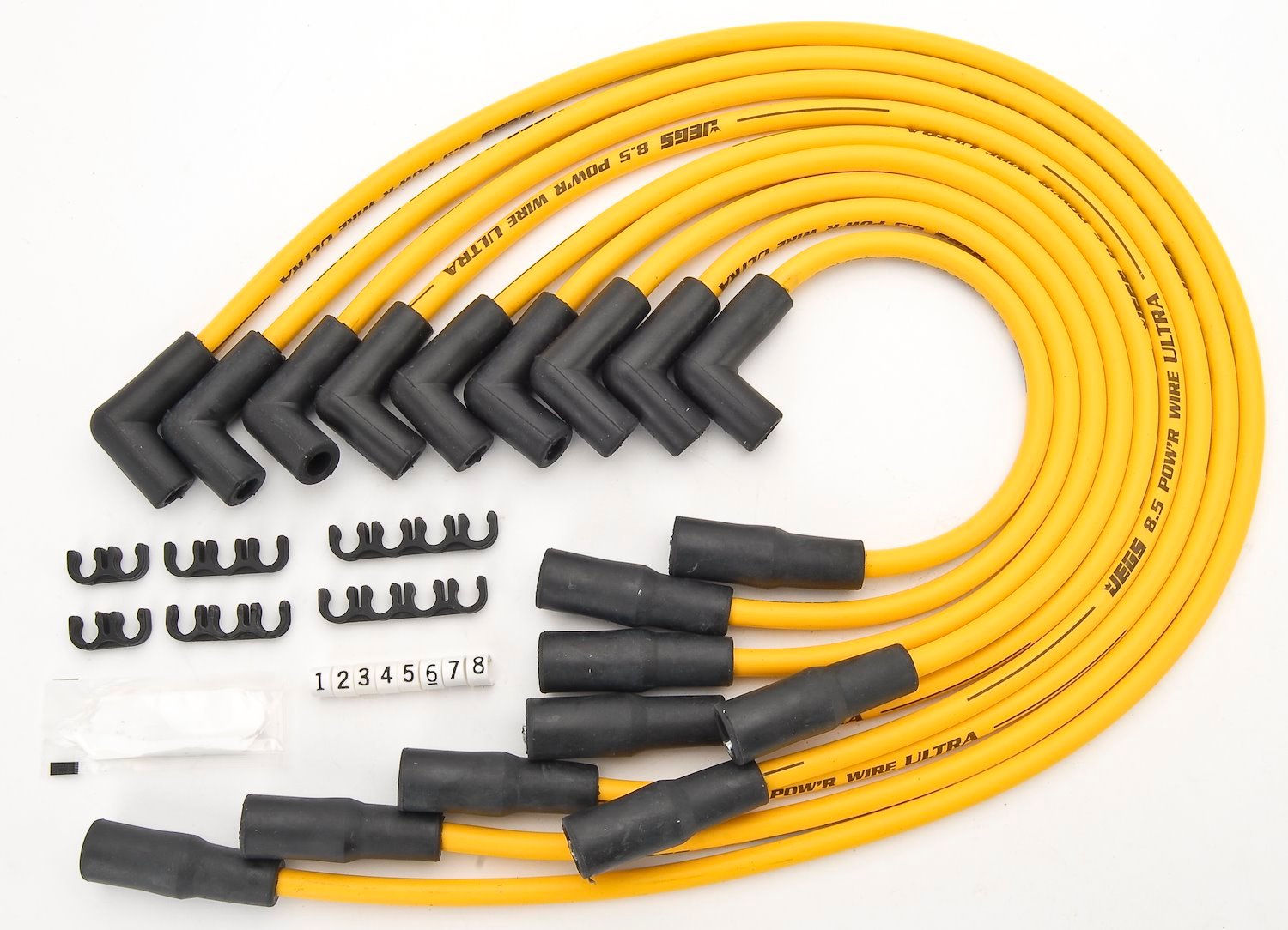 8.5mm Yellow Ultra Pow'r Wires 1993-97 Camaro/Firebird 5.7L LT1