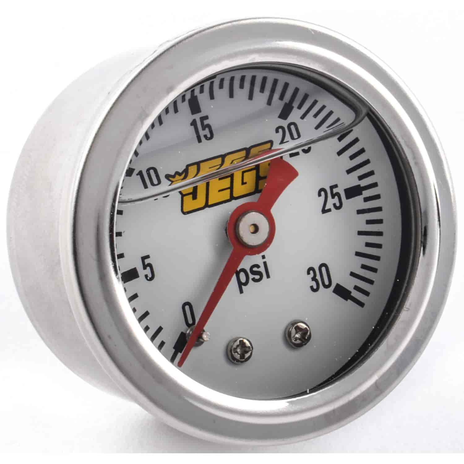 Fuel Pressure Gauge 1 1/2 in. Diameter [Liquid Filled]