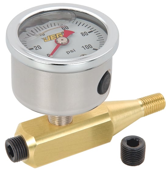 Fuel Pressure Gauge Kit White