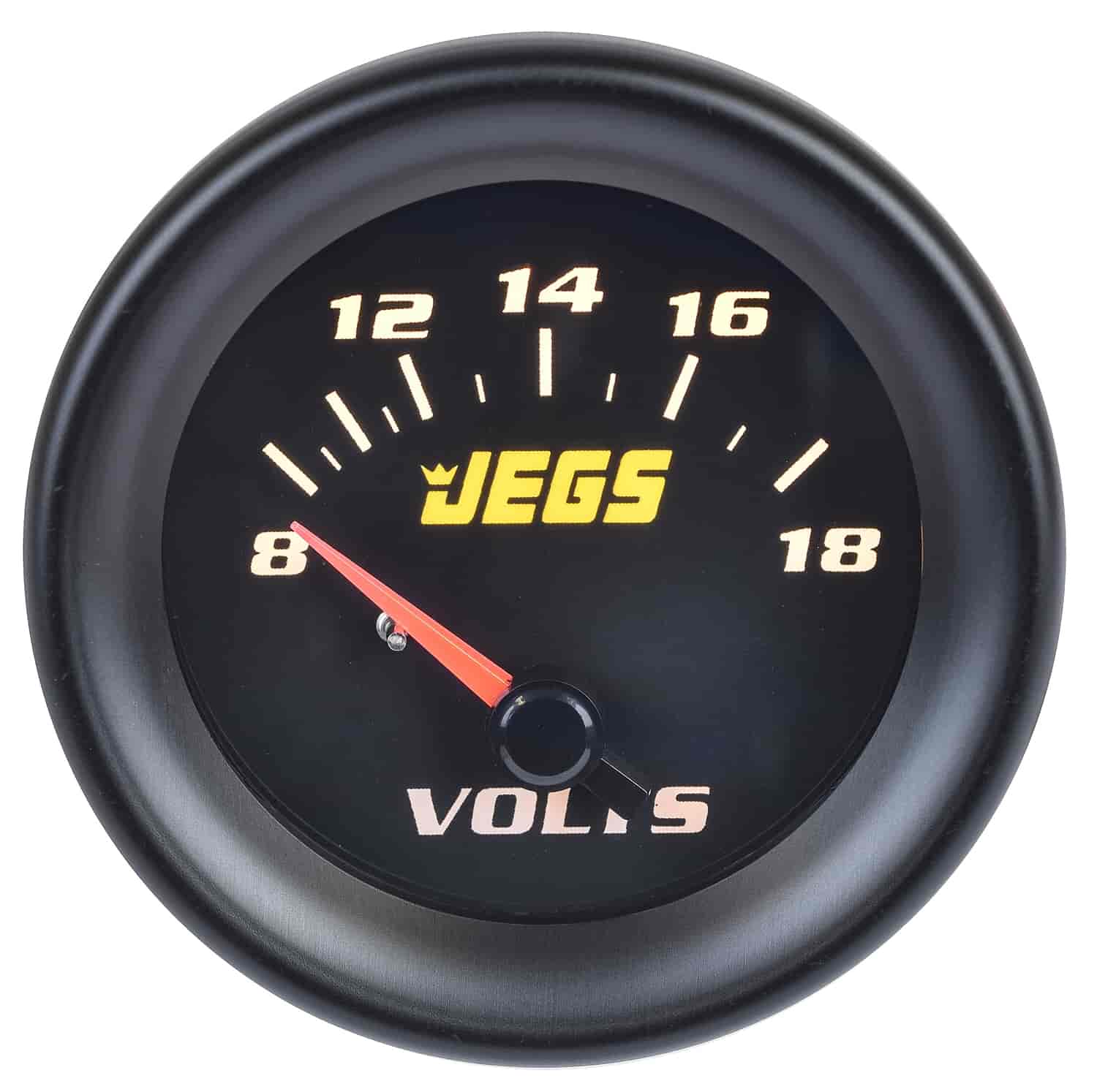 Voltmeter Gauge [2 1/16 in. Electrical, 8-18 Volts with Black Face]