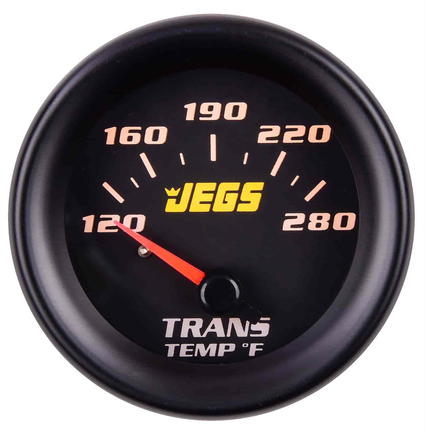 Transmission Temperature Gauge [2 1/16 in. Electric, 120-280-Degrees F with Black Face]