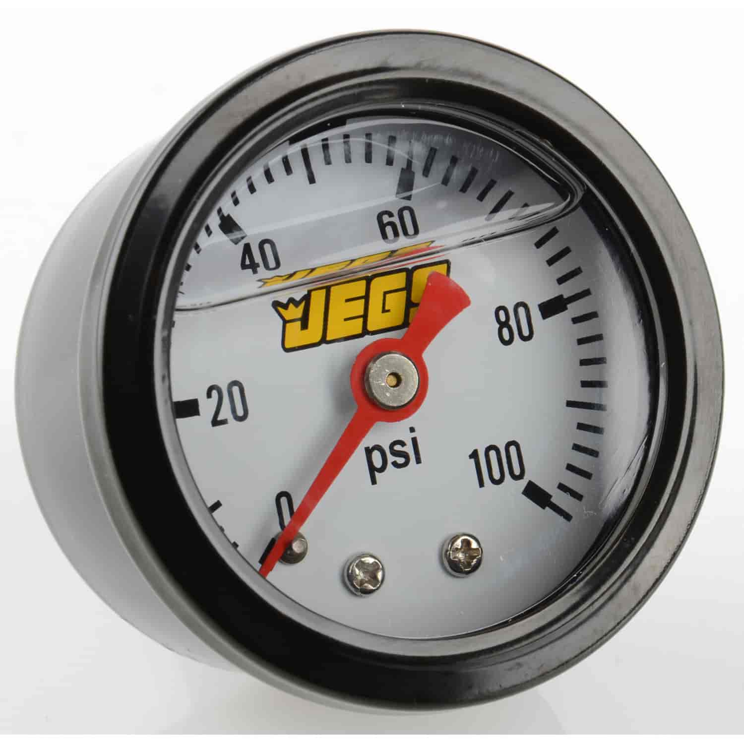 Fuel Pressure Gauge 1 1/2 in. Diameter [Liquid Filled]