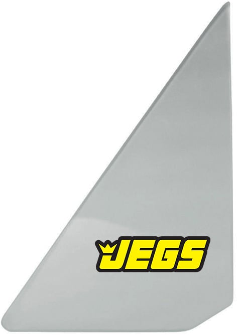 Vent Glass Fits Select 1968 GM A-Body 2-Door Coupe, Convertible Models [Smoke Tint, Left/Driver Side]