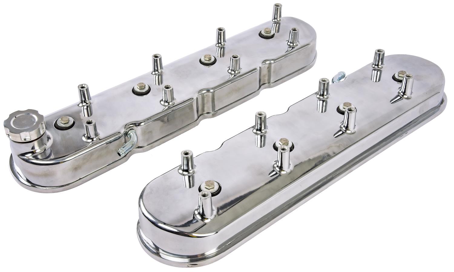 Polished Aluminum Valve Covers for GM LS Engines [Tall]