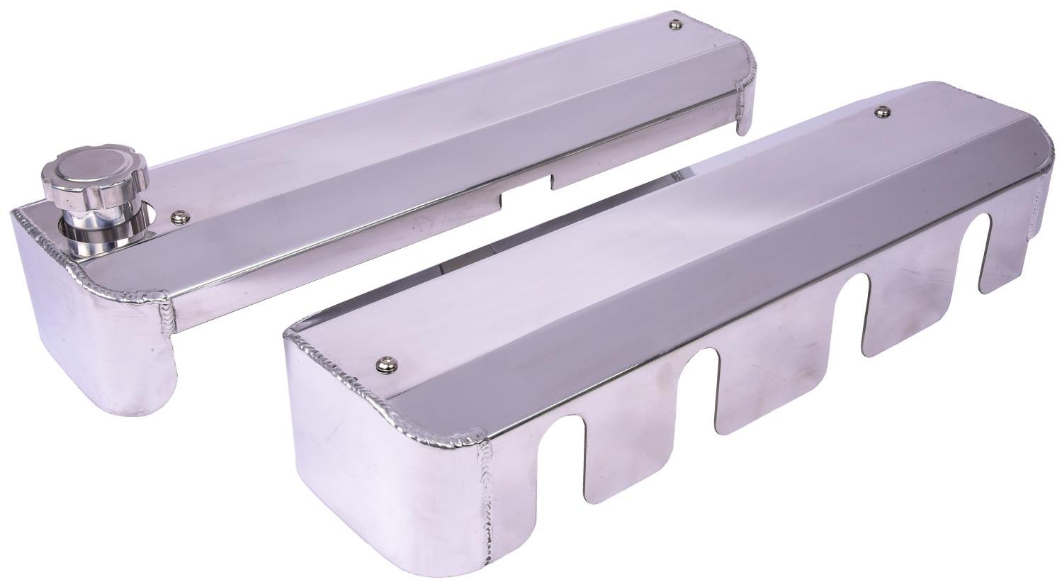 Fabricated Aluminum Ignition Coil Covers for GM LS Series Engines [Polished]