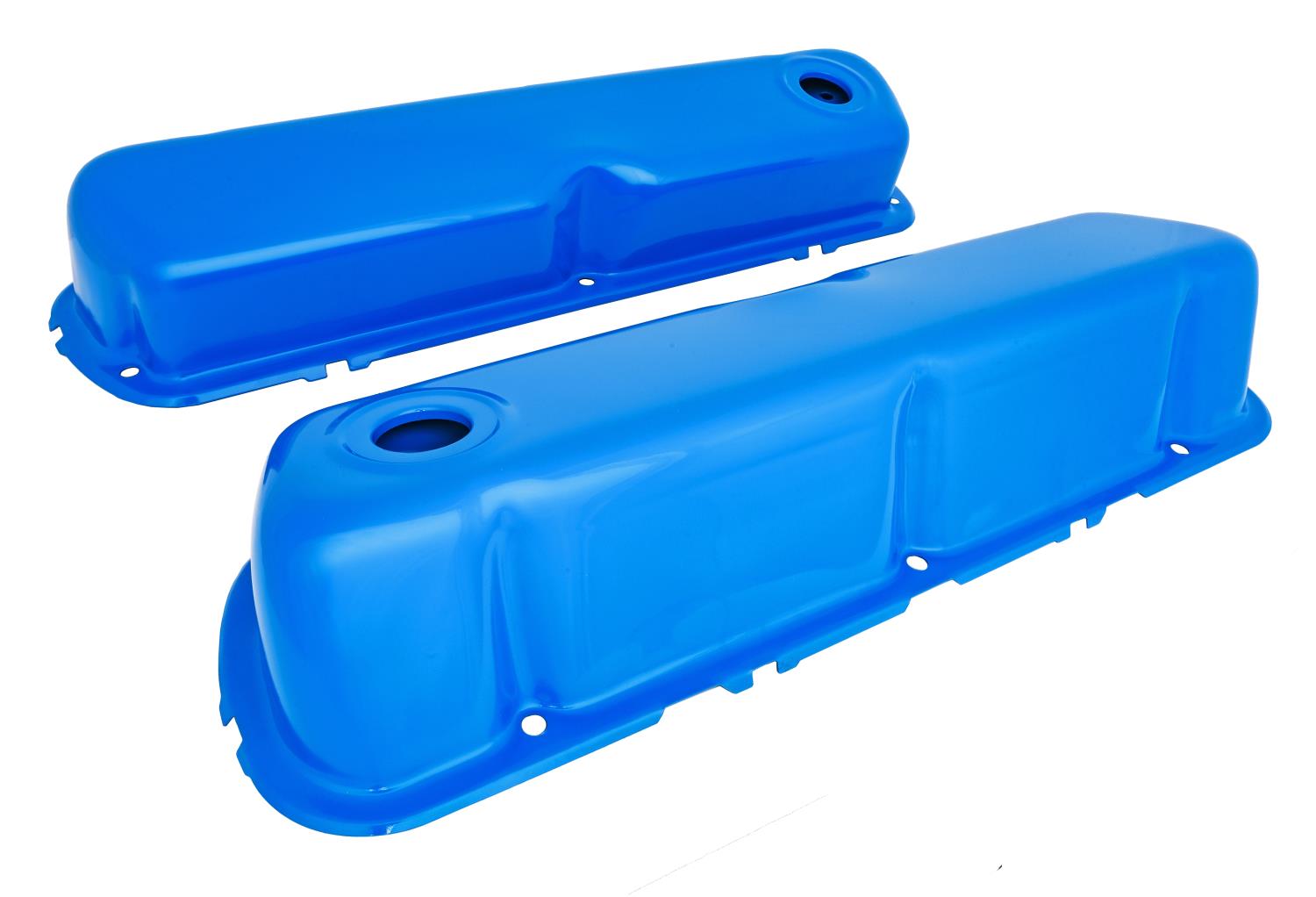 Stamped Steel Valve Covers for Small Block Ford 351W [Blue]