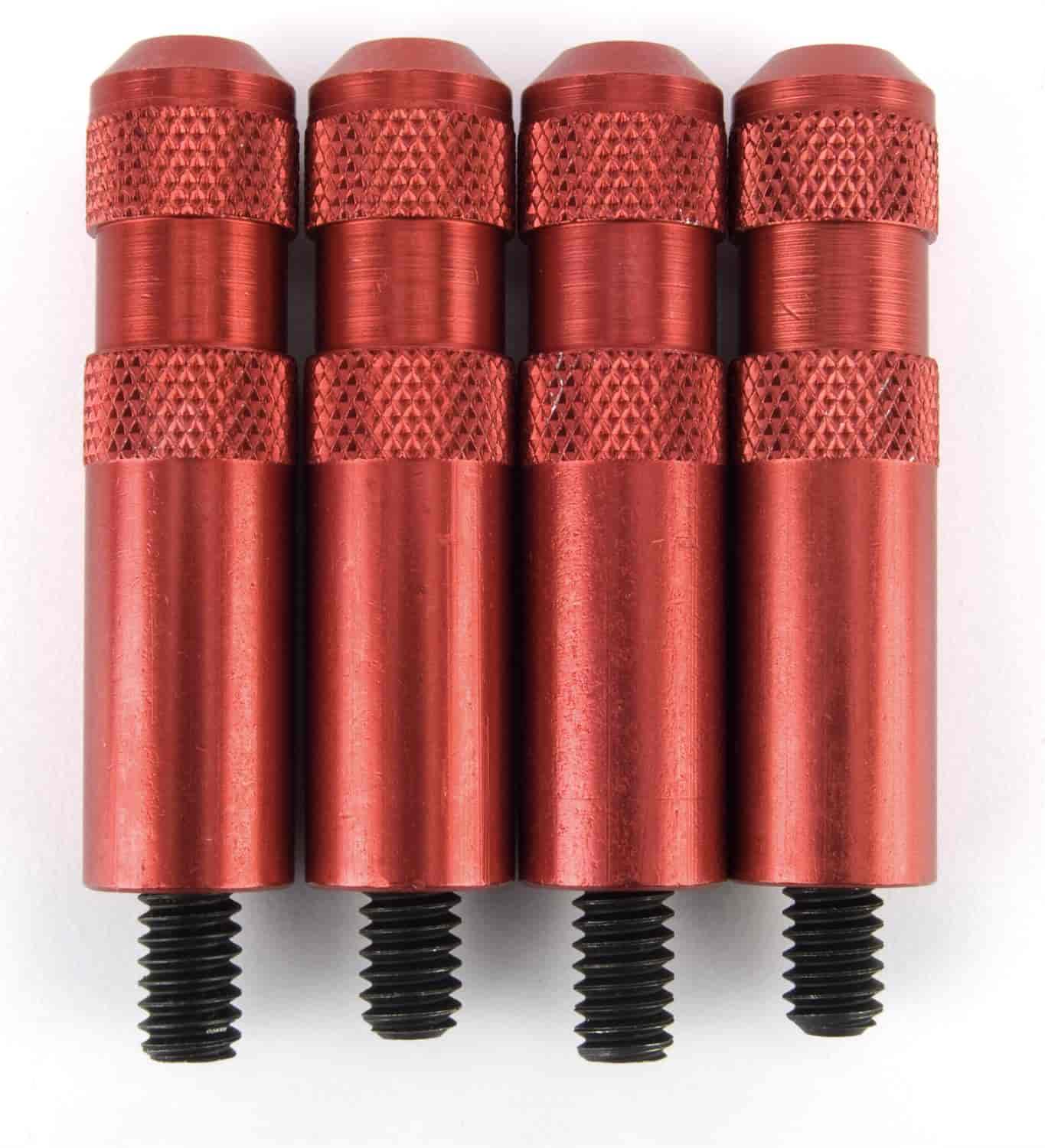 Aluminum Valve Cover Nuts Red Anodized