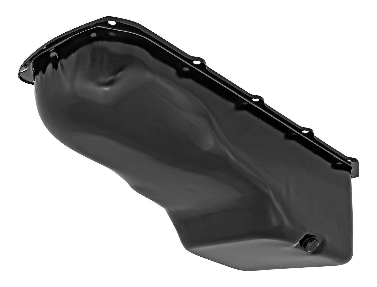 Stock-Style Replacement Oil Pan for 1959-1981 Pontiac 265-455 V8 [Black]
