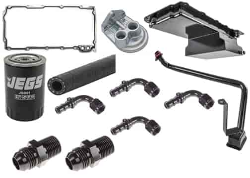 Street & Strip GM LS Engine Swap Oil Pan and Remote Filter Kit