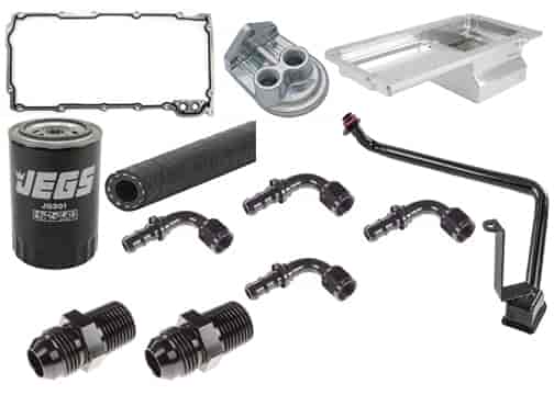 Street & Strip GM LS Engine Swap Oil Pan and Remote Filter Kit