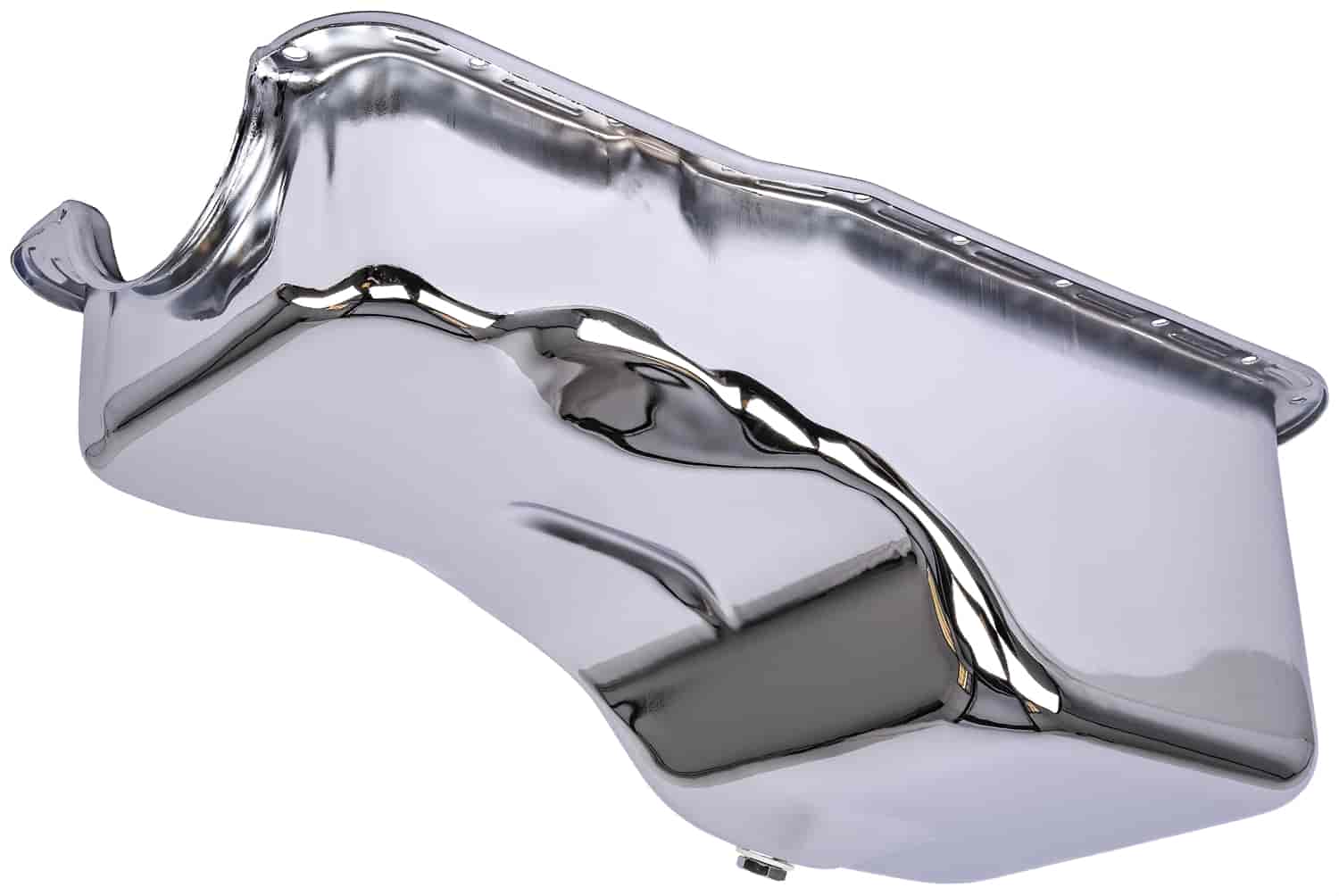 Stock-Style Replacement Oil Pan for 1965-1987 Small Block Ford 260-302 [Chrome]