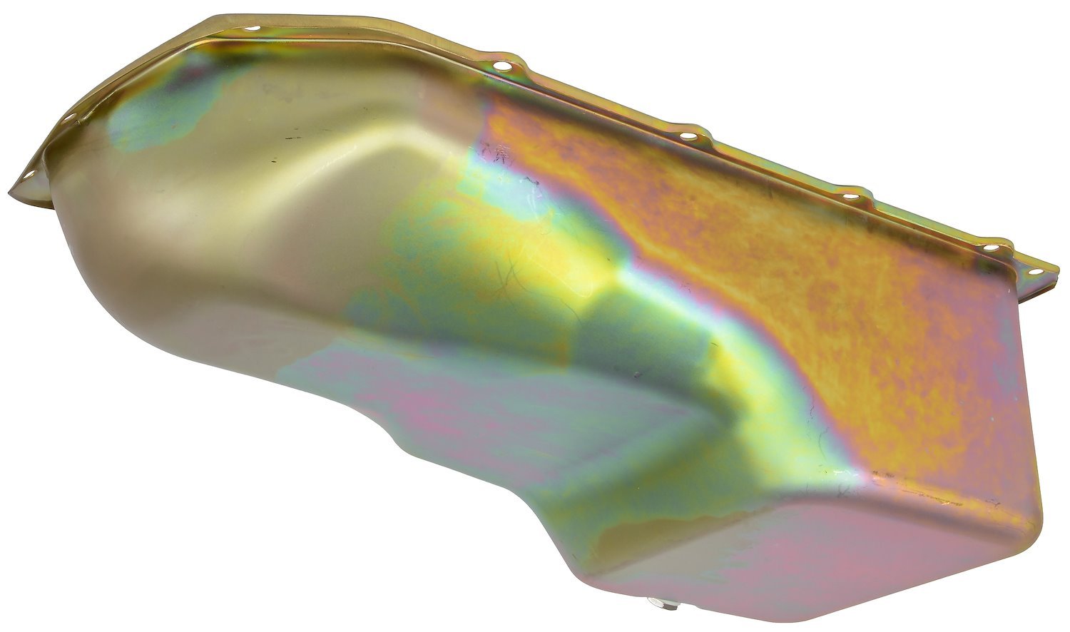 Stock-Style Replacement Oil Pan for 1959-1981 Pontiac 265-455 V8 [Gold Zinc]