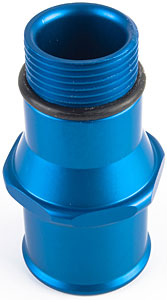 O-Ring Style Hose Adapter 1-1/2 in. Blue Anodized
