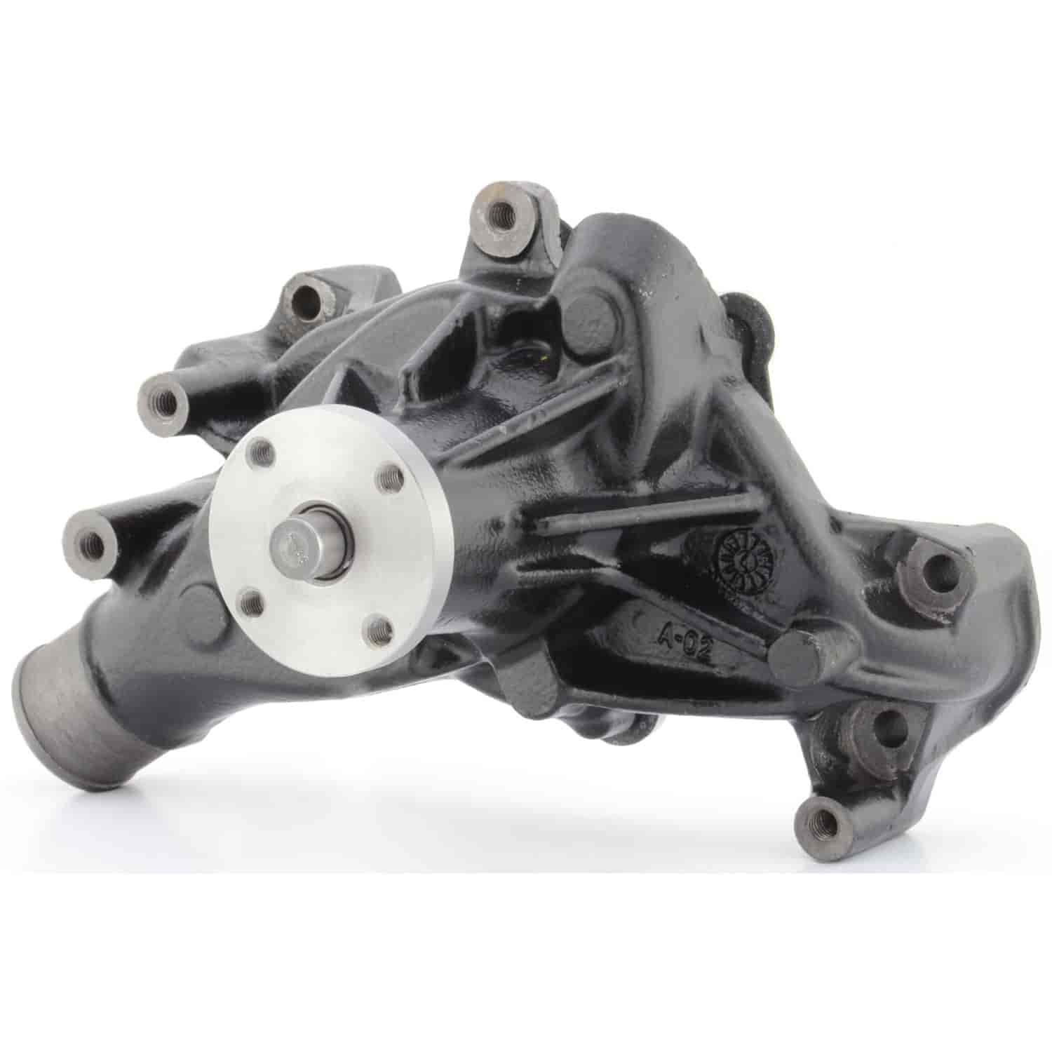 High-Flow Water Pump [1977-1990 Chevy, Small Block 5.0L/5.7L (except reverse rotation), Black Cast Iron]