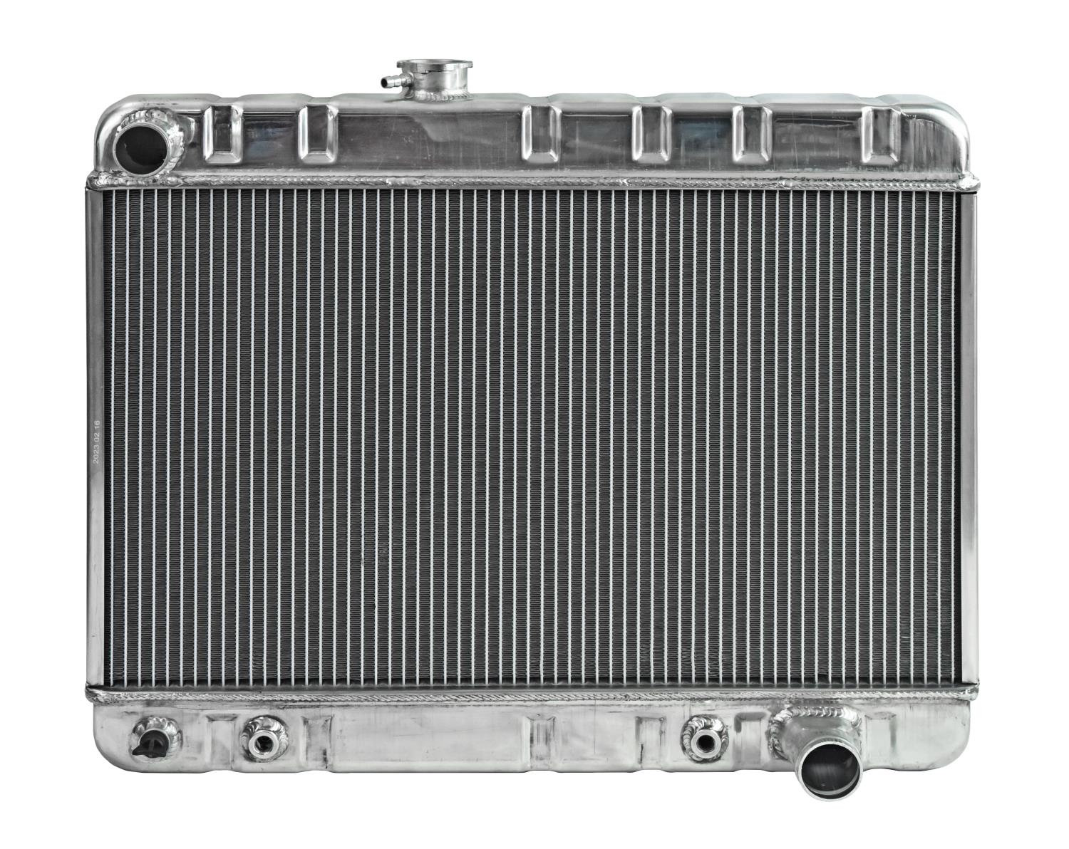 Reproduction Aluminum Radiator for 1966-1967 Pontiac GTO, Tempest, & LeMans [With Factory Air Conditioning]