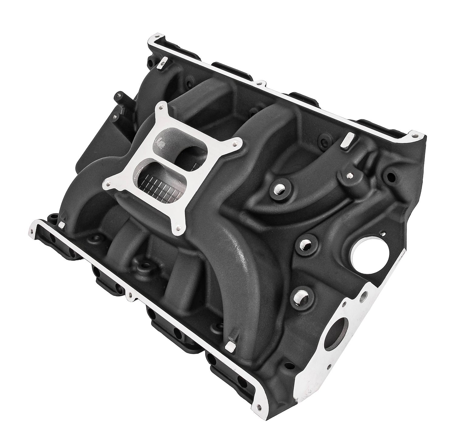 Intake Manifold for Ford 332-428 FE Series Engines, Dual Plane [Black]
