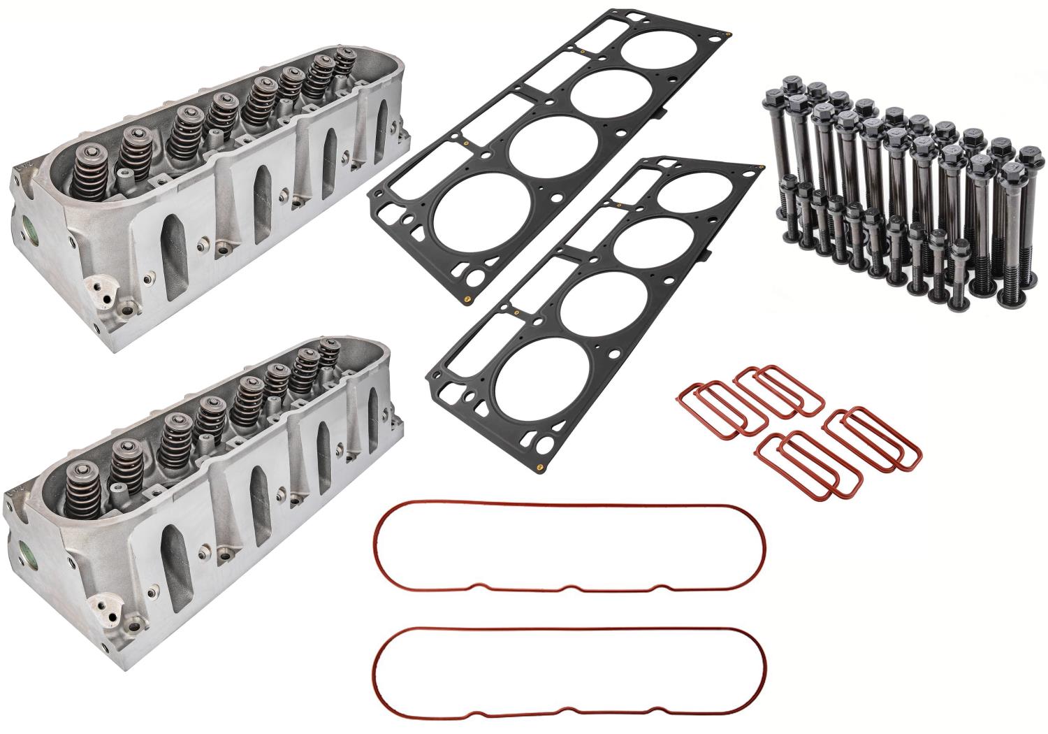 Cylinder Head Kit for GM LS1, LS2 & LS6 Engines [Cathedral Port]