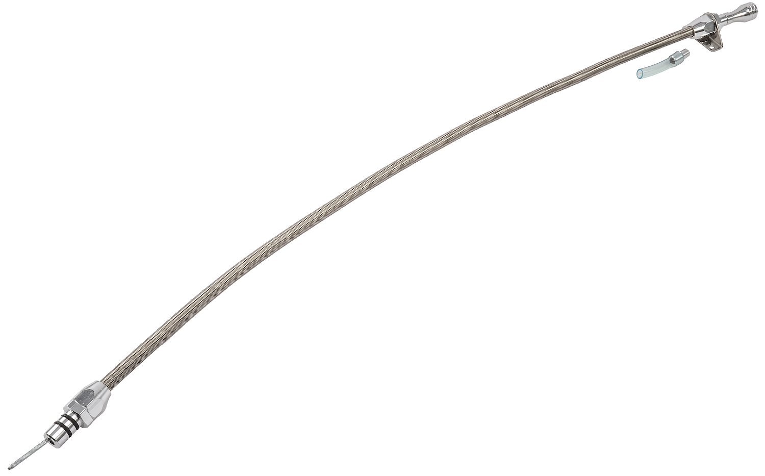 Flexible Braided Transmission Dipstick for Ford AOD [Polished]